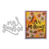 Love Is In Zhe Air Frame Metal Silvery Stencil Embossing Cutting Dies For Diy Scrapbooking Paper Album Cards Making