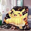 Pokémon Pikachu Series Flannel Blanket—Soft To the Touch, the Perfect Choice for Home Relaxation; an Excellent Gift for Pokémon