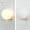 Glass Modern Wall Lamp Fixtures Creative Bedroom Bedside LED Wall Decor Sconce Light Lighting for Bedroom Living Room Home Decor