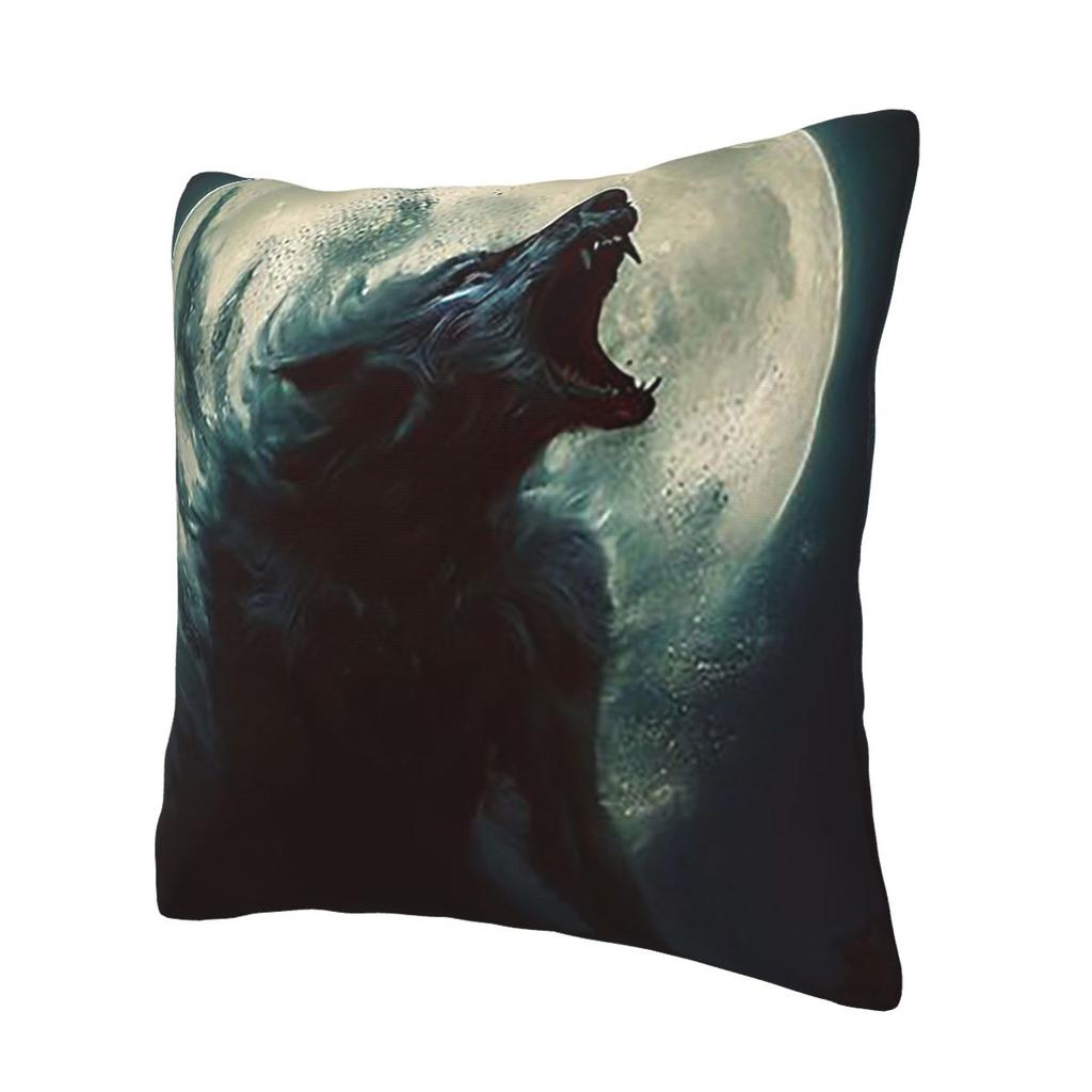 Wolfman Werewolf Curse Of The Night Moon 6 Square Pillowcase Pillow Cover Cushion Decor Comfort Throw Pillow for Home Bedroom