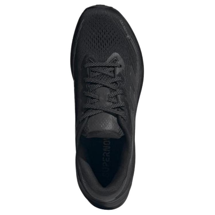 adidas SUPERNOVA RISE Abrasion Resistant Waterproof Low Top Running Shoes Men's Black JP7763