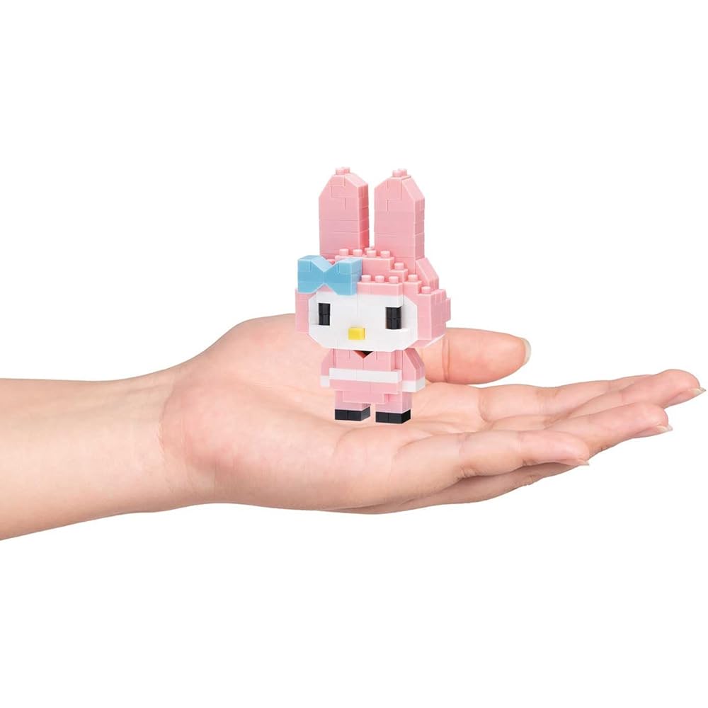 Kawada Nanoblock My Melody Ninja Building Set 3x10.5x18cm Ages 12 and Up Decorative Hobby Toy