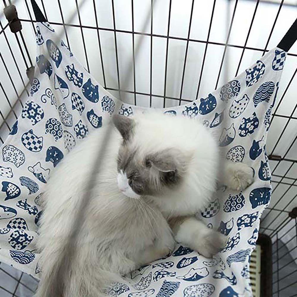 Space Saving Hanging Type Cat Swing Canvas Cat Hammock Cat Sleep Bed Pet Nest Pet Hanging Basket