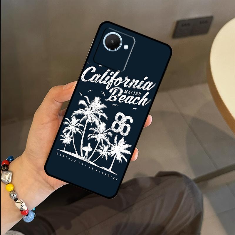 

Palms Beach Surf Case For Realme C63 C61 C55 C51 C53 C25 C65 C67 C71 C75 GT6 GT7 Pro 11 12 13 14 15 Pro Plus Realme 15
