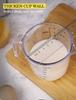 Transparent plastic measuring cup set  300ml 600ml 1000mL  3PCS