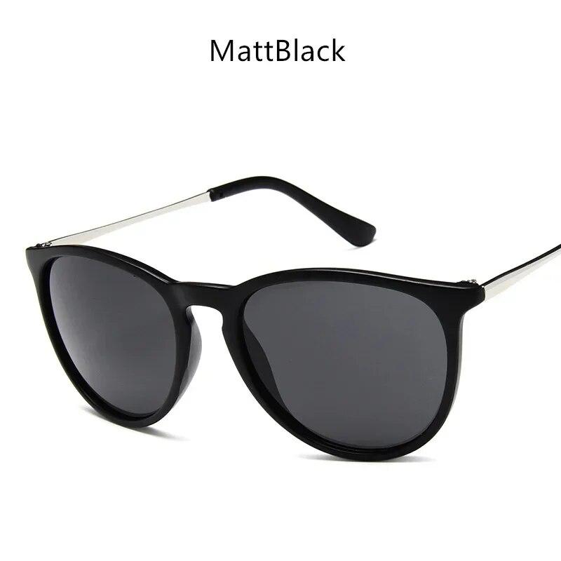 

Бренд-дизайнер, круглые солнцезащитные очки «кошачий глаз», женские и мужские ретро-оттенки, мужские солнцезащитные очки, зеркальные, винтажные, модные, для вождения, Oculos De Sol