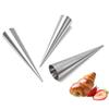 Edelstahl Kegel Spitze Form Spirale Croissant Brot Rohr Form Backen Werkzeug