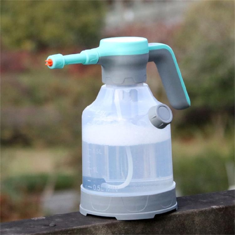 Electric Watering Can with 1.5Liter Water Capacity for Effortlessly Plant Care for Gardens Balconies and Greenhouses