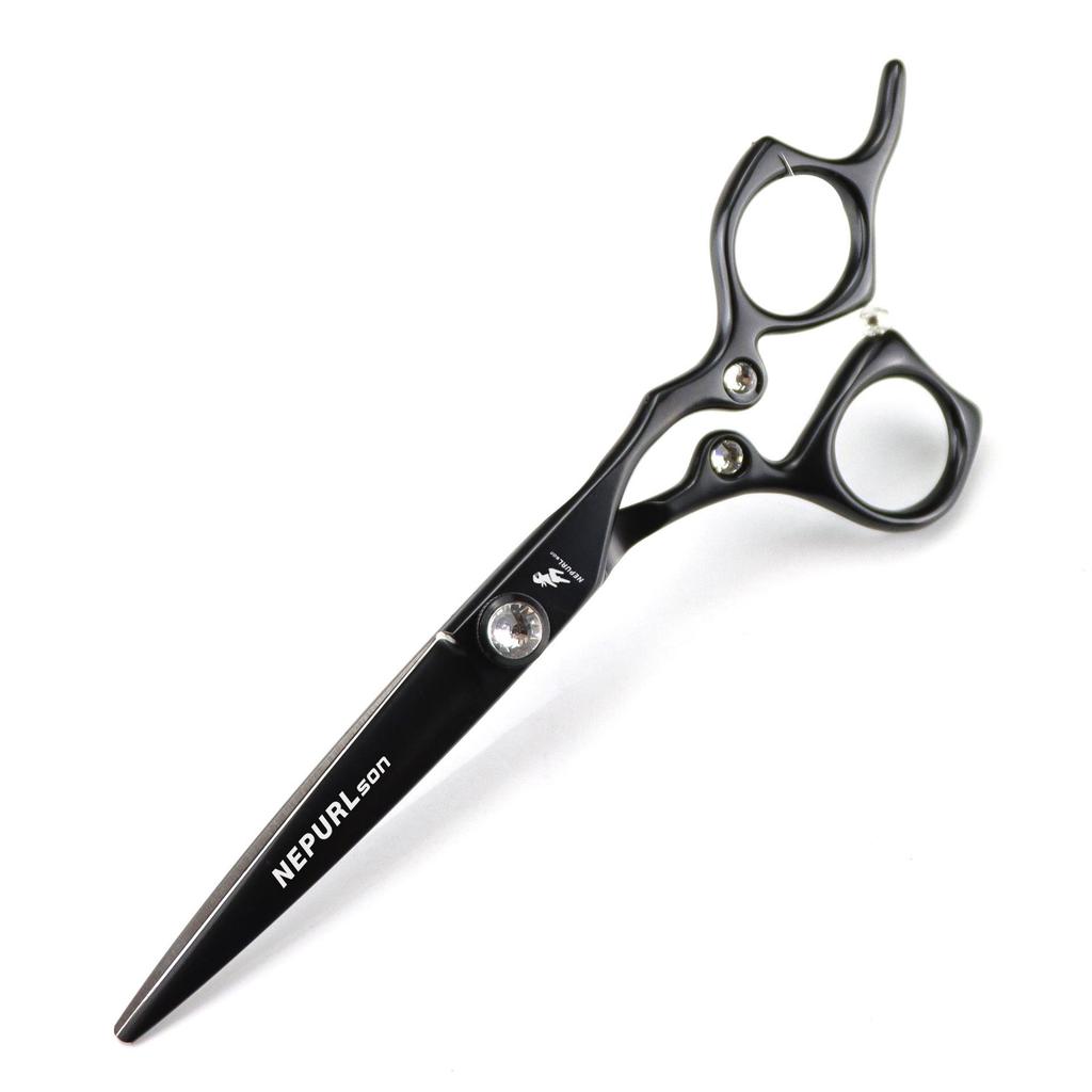 6.0 Inch Napsen XGLB-01 Black Handle Hairdressing Scissors & Thinning Shears