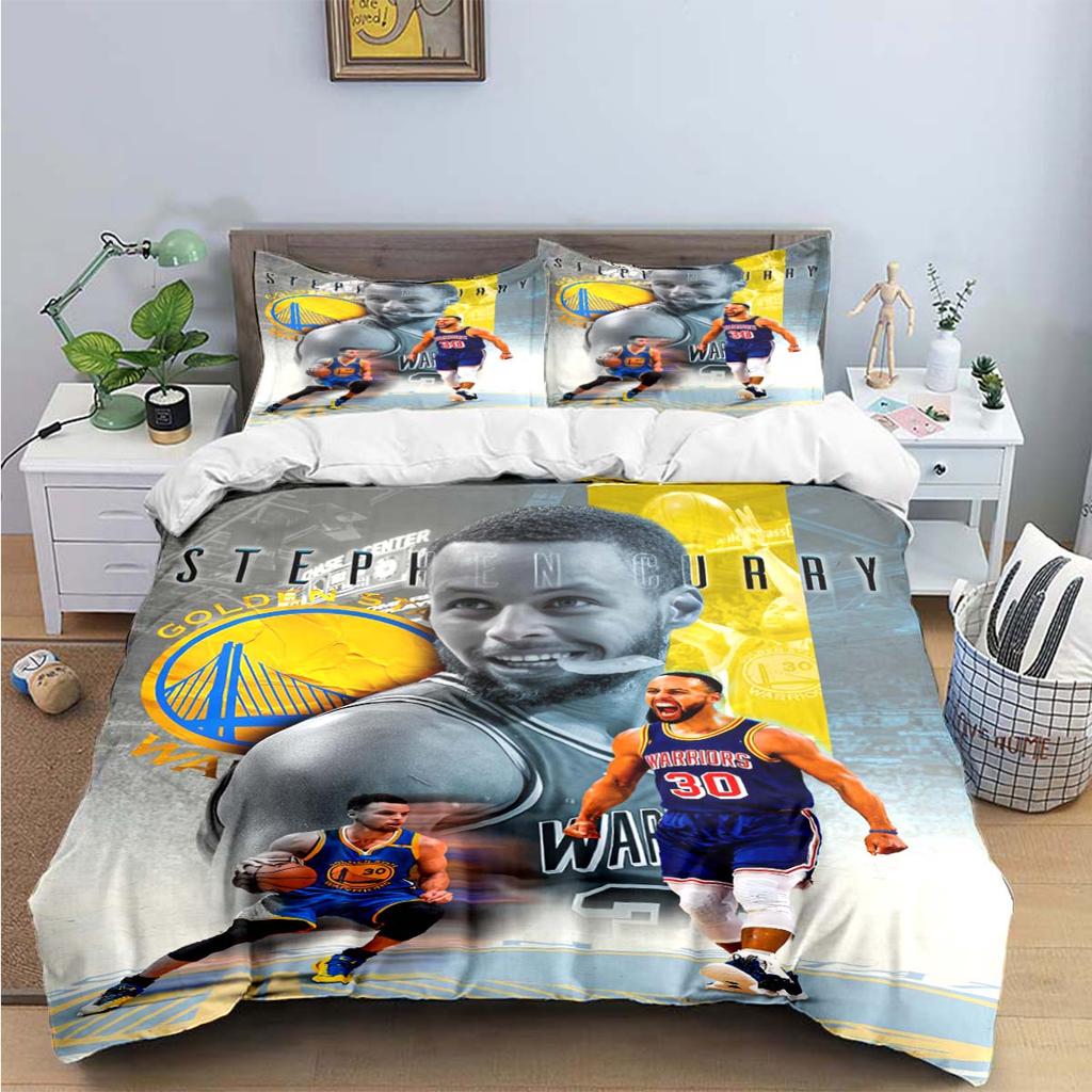 Fashion Basketball Star S-Stephen C-Curry  Print Bedding Sets Bed Supplies Set Duvet Cover Bed Comforter Set Bedding Set Gift
