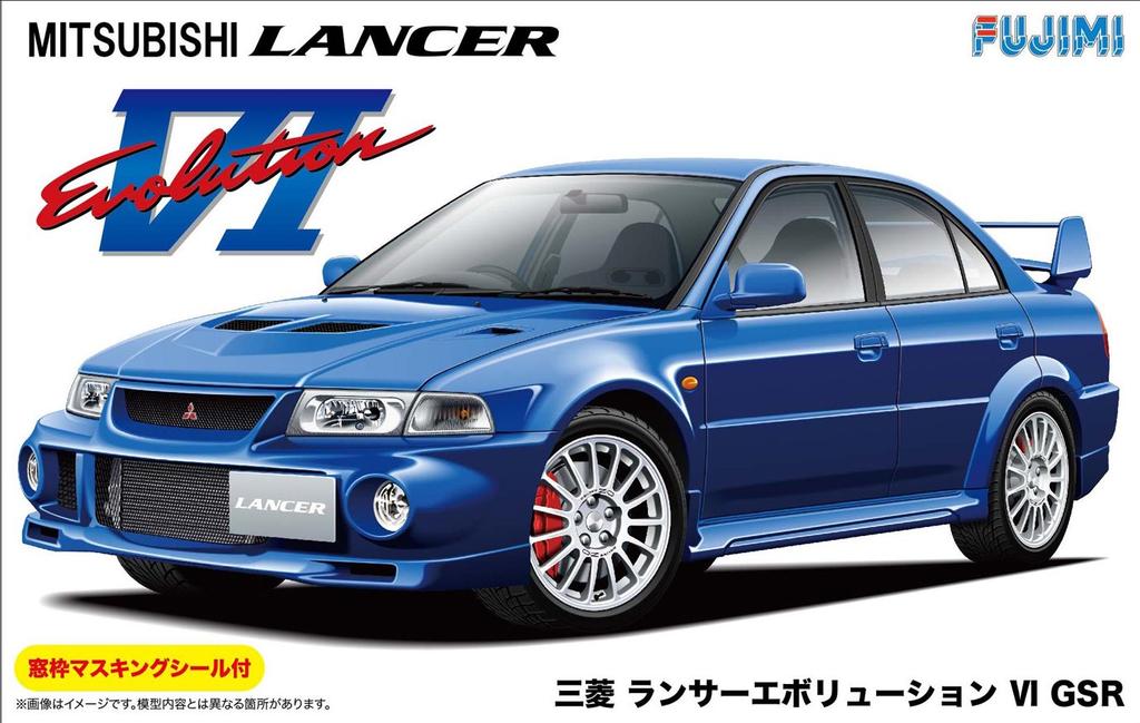 Fujimi Model Series 102 Mitsubishi Lancer Evolution VI GSR Plastic Model ID102 1/24 Inch-Up No.