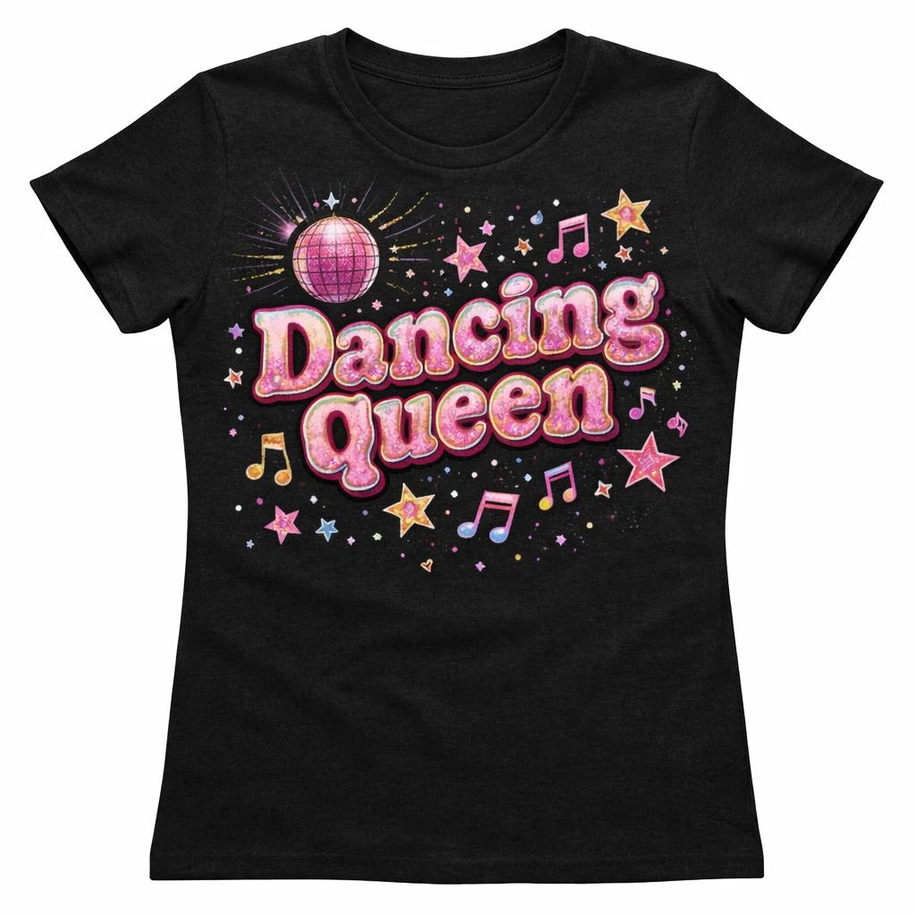 Dancing Queen Shirt, Funny Music Quote Tee, Retro Humor Graphic XXXXL