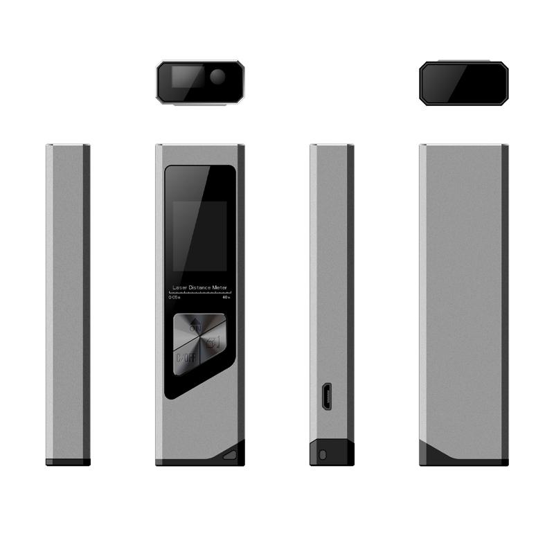 

40M интеллектуальный цифровой лазерный дальномер диапазон портативный дальномер мини ручной дальномер инструмент измеритель расстояния серебряный