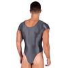 Pánská přiléhavá kombinéza Unitards sportovní bodysuit s krátkým rukávem