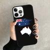 Australische Flagge Handyhülle Für iPhone 17 Air 16 pro max 15 14 plus 12 13 Weiche Stoßfänger Hülle Cover coque