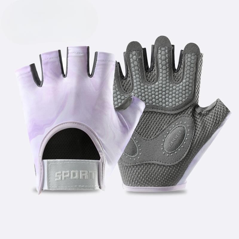 Anti-slip Fitness Exercise Shock Absorbing  Wear Resistant Breathable  and Anti Cocoon Exercise Half Finger Gloves