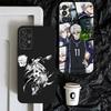 Аніме B-Blue L-Lock Чохол для телефону для Samsung S25,S24,S23,S22,S21,S20,S10,Ultra,Plus,Lite,FE, М'який силіконовий чорний чохол