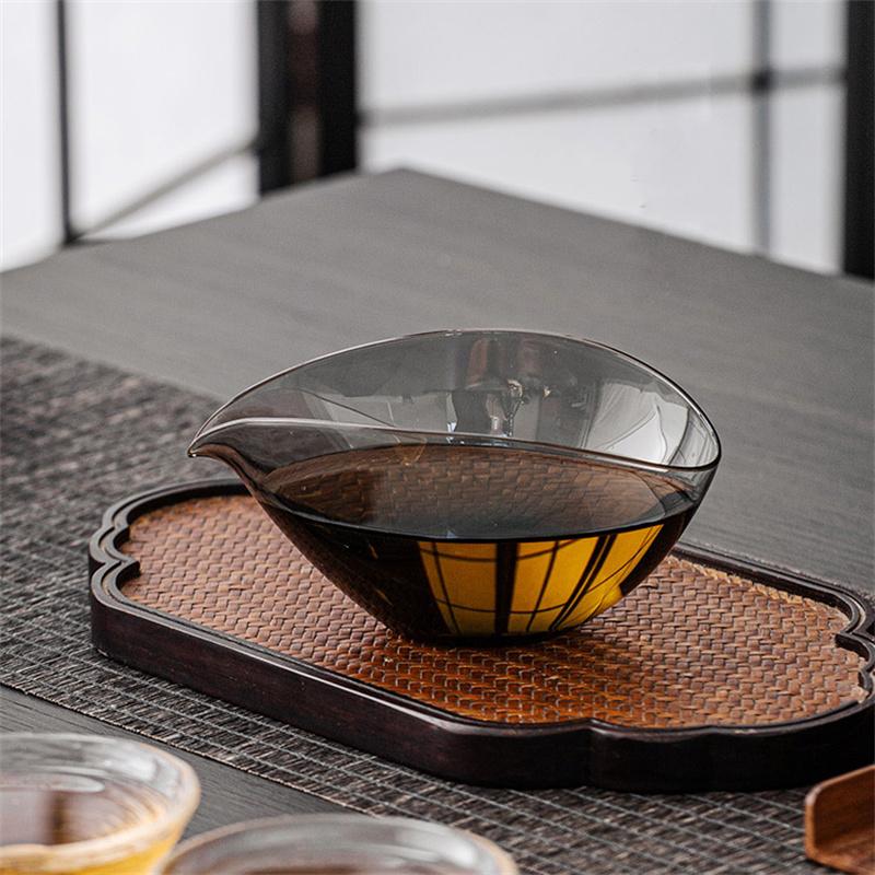 150ml Heat-resistant Glass Fair Cup Tea Pitcher Tea Divider Chahai Kung Fu Tea Ceremony Tea Cup Tea Set