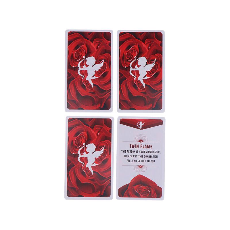 The Love Angels Oracle Cards - Romance Deck For Psychic Love Romantic Relationship English Visions Edition Deck Playing Games