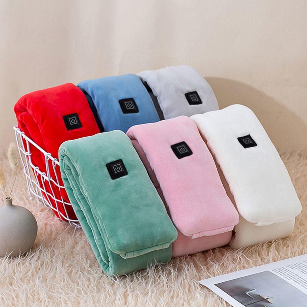 Fleecová teplá šála Zimní elektrický ohřívač krku Přenosná USB vyhřívaná šála Ženy Muži