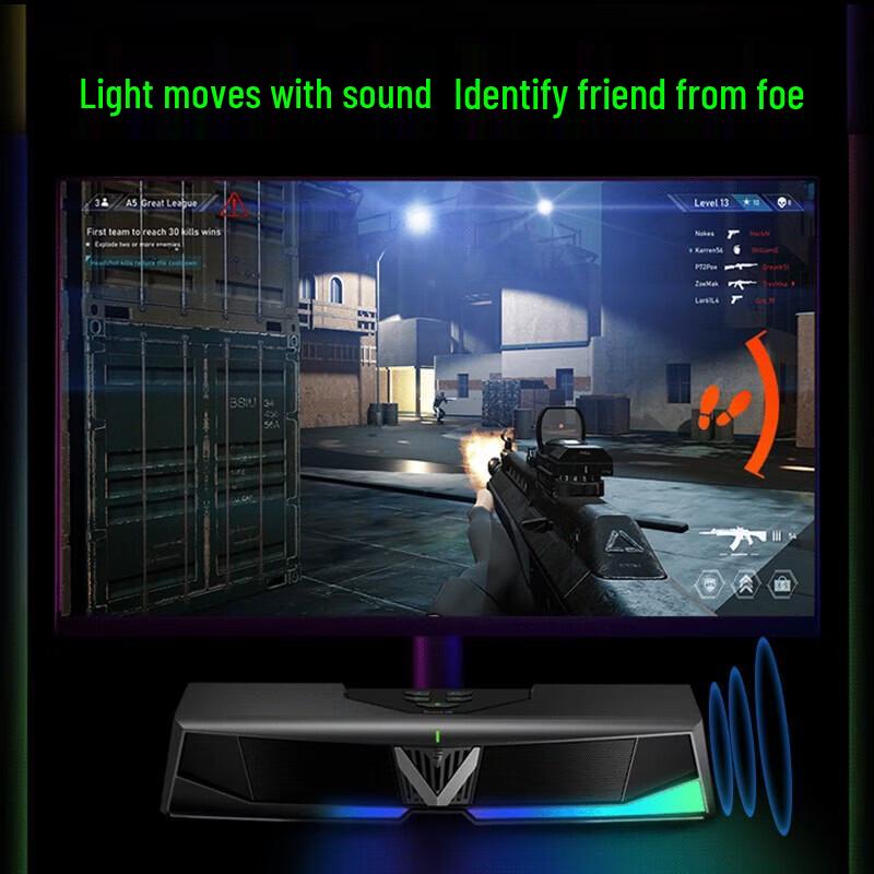 Newmine V5 Gaming PC Soundbar Speaker CN plug (adapter included)