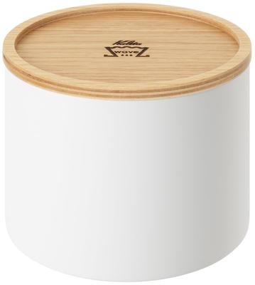 Koffert for Bølgefilter, Hvit, WT, med trelokk for å holde støv og lukt ute av filteret. Passer RIN 155 og 185 modeller. #44324. Stilig og