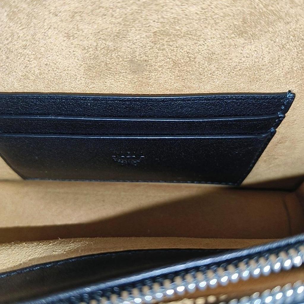 [Pre-Owned] Silver Hardware Monogram Print Chain Shoulder Bag Coated Canvas Leather Crossbody Mini - Very Good #I7GBZC