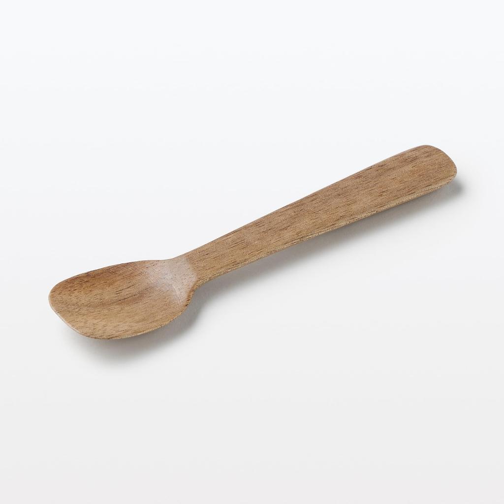 MUJI Acacia Mini MDT02A4S Spoon, Natural,