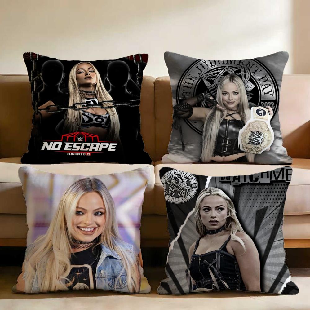 L-Liv M-Morgan Cushion Cover Multi-Scene Pillow Cover for Home & Car - Reversible, Soft & Durable for Daily Use