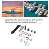 Upper Gimbal Steering Arm Shaft Pin Long Lasting Use 866322A01 for MerCruiser Bravo Alpha One Gen 2 866718A01 98230A1