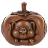 Tongtianxia Red Copper Everything Goes Well Ornament Persimmon Home Desktop Decoration Cute Zodiac Pig Craft Gift
