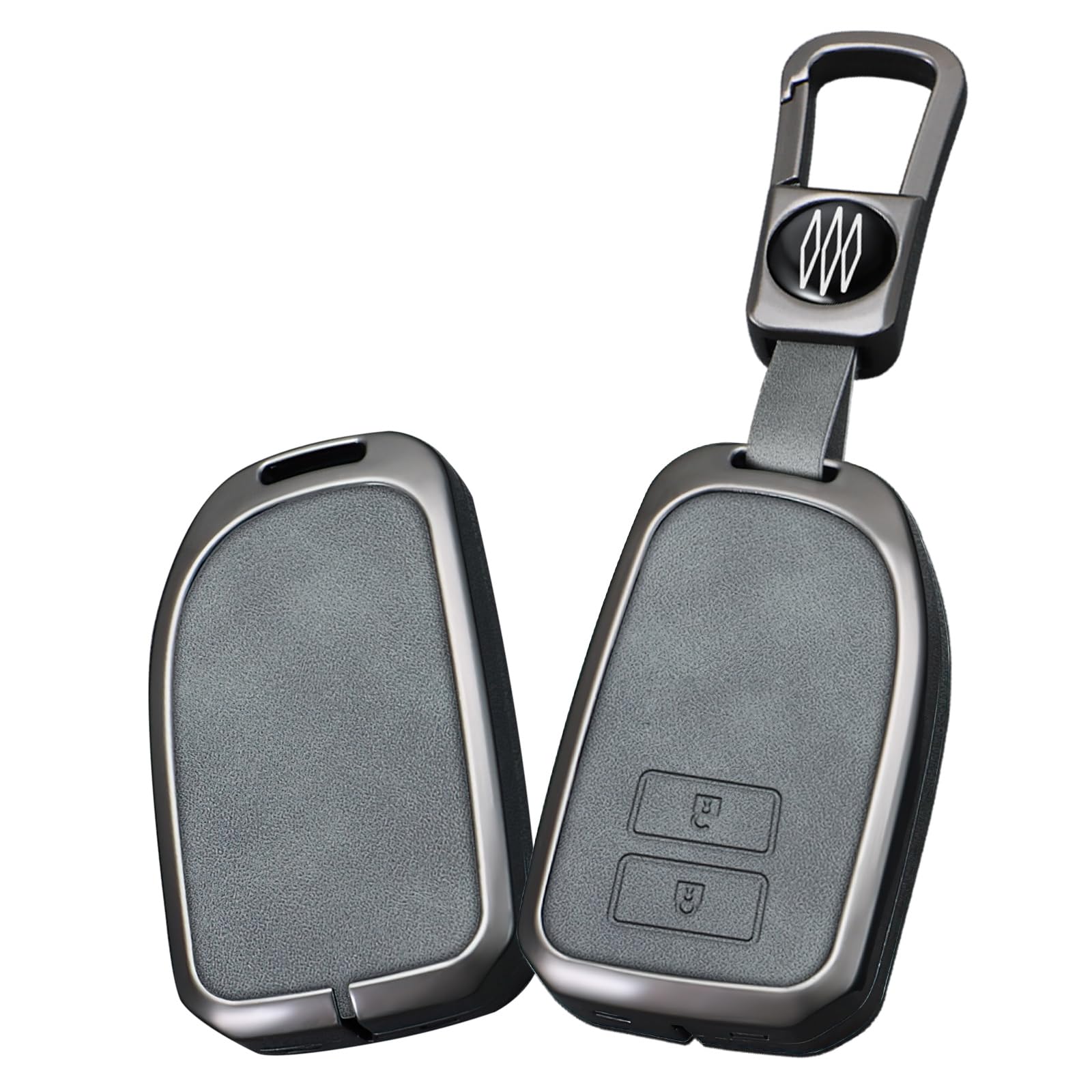 Toyota Key Case, Key Cover, PU Leather Material, Alloy, Key Chain, Compatible with Hiace M