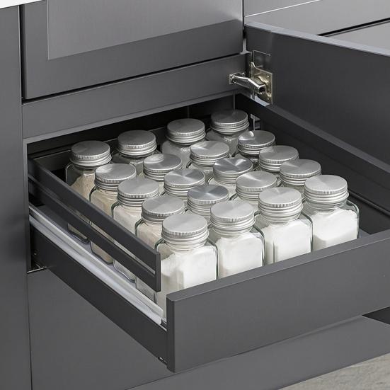 Glazen Specerijpotjes met Etiketstickers 4oz Transparant Glas met Bamboe Deksel en Siliconen Afdichting Keuken Specerijcontainer voor Organisatie, Zout, Peper