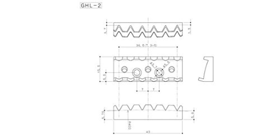 

GOTOH Guitar Lock Nut CK [] GHL-2