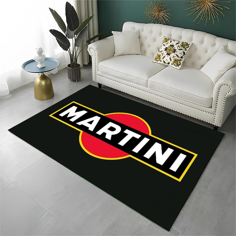 Rennwagen M-Martini Moto Rutschfeste Teppichboden für Wohnzimmer, Schlafzimmer, Spielzimmer, Weiche Teppichbodenmatte Heimdeko Teppich Kinderzimmer