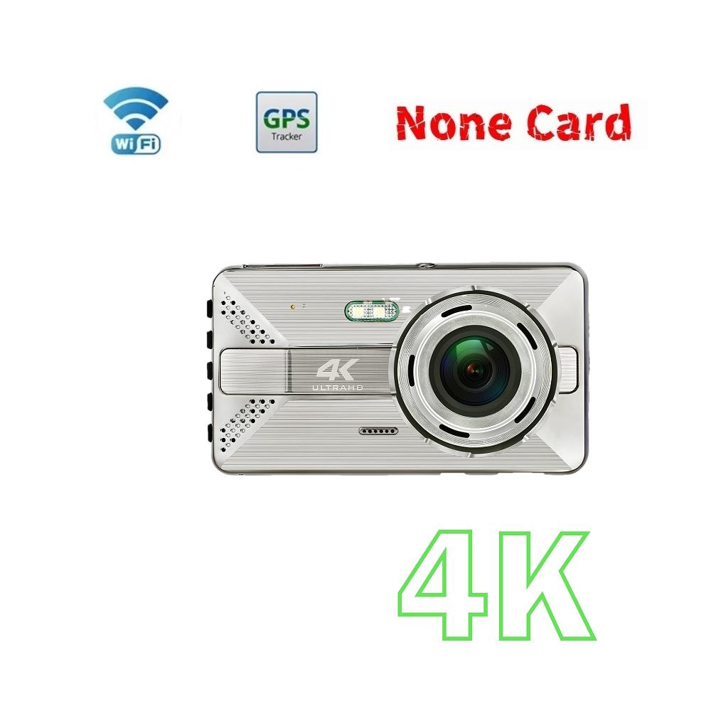 4K High-Definition-Fahrtenrekorder WIFI Drahtlose Mobiltelefonverbindung Auto Dual Lens 4-Zoll-Recorder