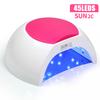 48W UV Nail Lamp LED Gel Polish Dryer for Manicure Pedicure Light Nail Art Dryer Machine Essential Nail Supplies Equipment