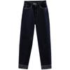 Plus Size Women Jeans Solid Pants Harem Denim Female Elastic Basic High Waist Trousers Oversize Fashion Pants