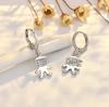 Fashion, Simple and Versatile Boy Earrings for Women Niche Design Cartoon Earrings Golden