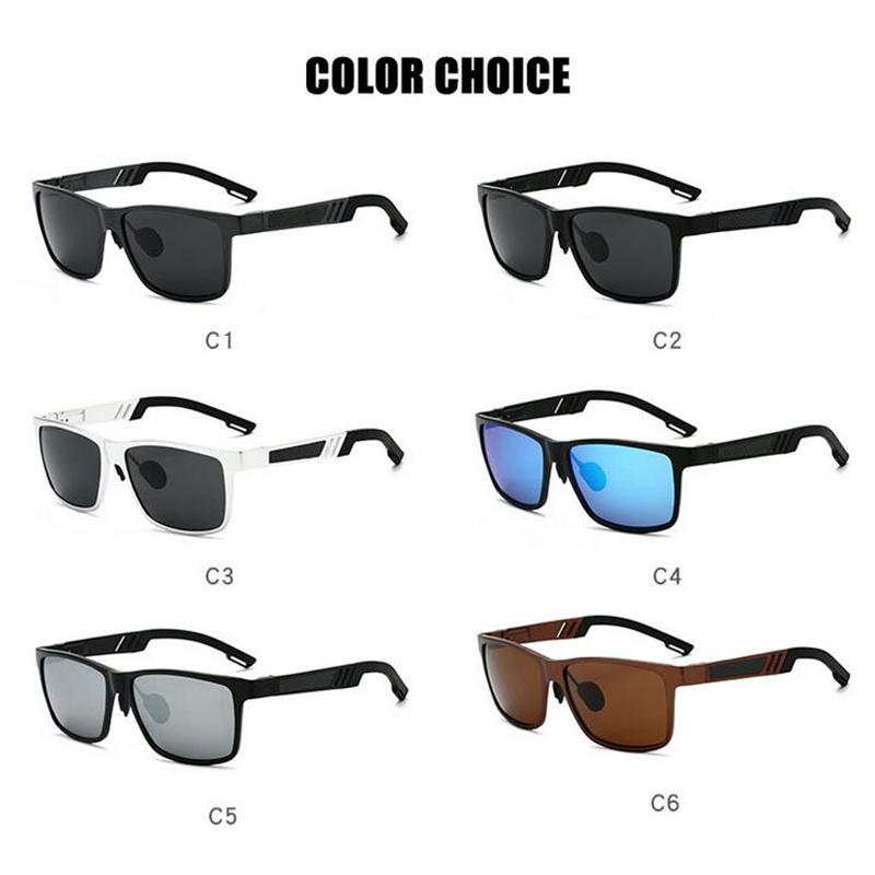 Aluminum Magnesium Nearsighted Sunglasses For Men Sport Pilot Driving Prescription Glasses -0.5 To -6.0