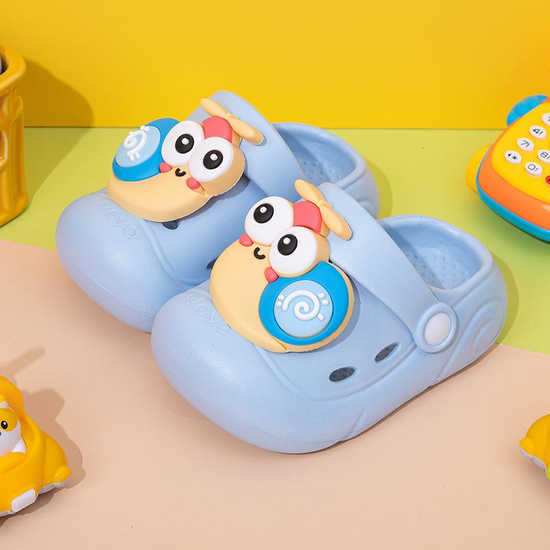 Summer Kids Cartoon Clogs EVA Non Slip Wear Resistant Breathable Home Outdoor Sandals For Boys And Girls