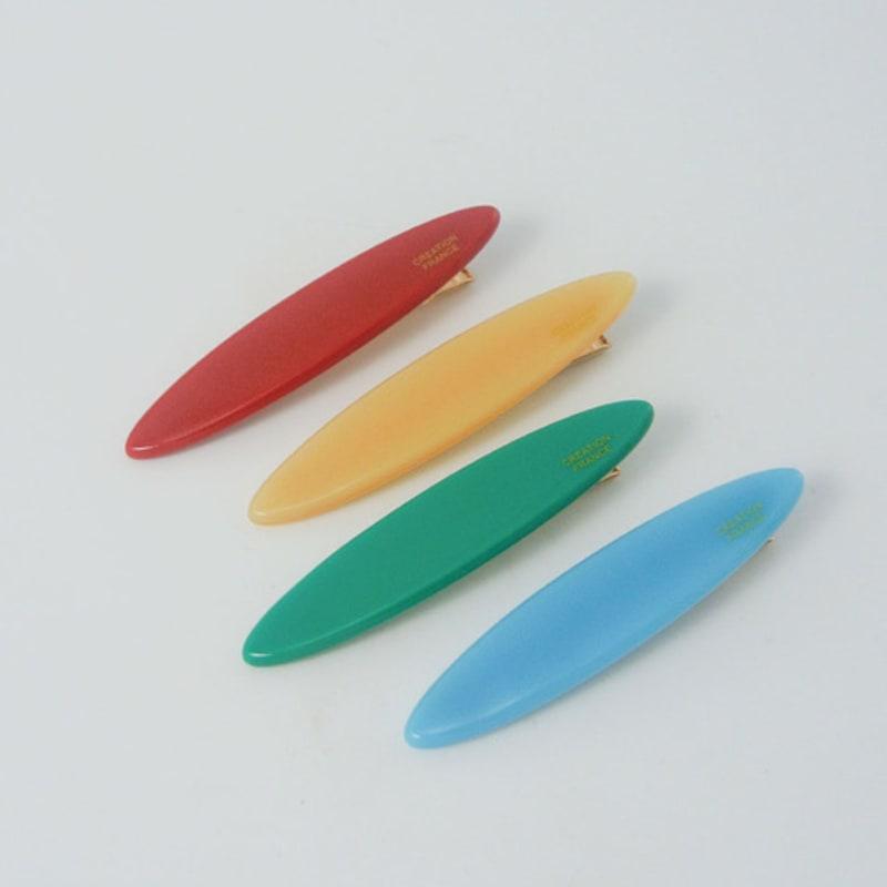 

objet213 Tropical Canoe Hair Clip 2. Syrup Yellow