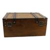 Retro Suitcase Synthetic Wood Vintage Elegant Decorative Storage Box Wooden Organizer Box 13.5x9.5x6.02in for Photo Props Gift
