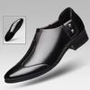 Nové Pánské Kožené Designové Luxusní Značkové Boty Měkká Podrážka Business Casual Svatba Boty pro Muže Černé Elegantní Mokasíny Zapatillas Hombre
