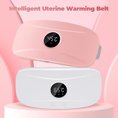 Almofada Aquecida Elétrica Vibrador para Mulheres Período Reduzir Dismenorreia Cólica Menstrual Massageador Circulação Sanguínea Cinto Abdominal Aquecedor