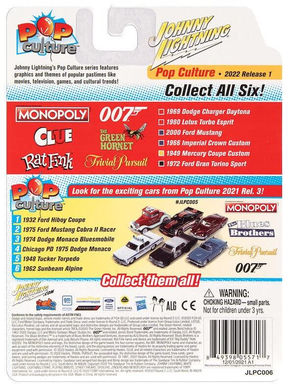 Johnny Lightning 1/64 Lotus Esprit Turbo 1981 Orange Metallic 007 “Your Eyes Only” JLSP235