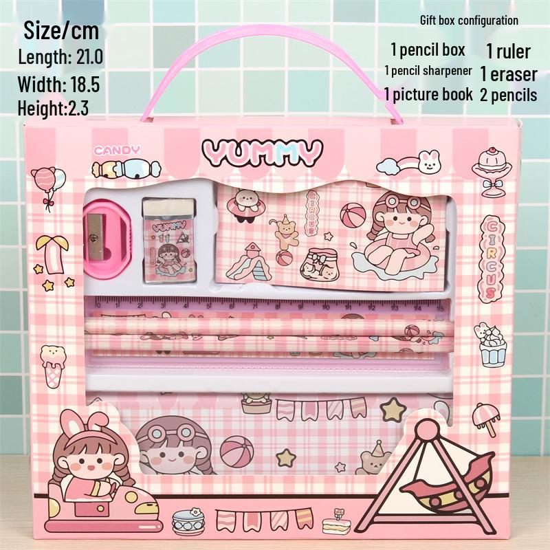 Geschenkset Schreibwaren für Kinder: Geburtstags- und Weihnachtsgeschenk für Jungen und Mädchen