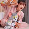 Classic Anime Tom And Jerry Plush Doll Original Factory Cartoon Movie Figures Cat Mouse Cute Stuffed Animals Toy 13Cm-30Cm Ce