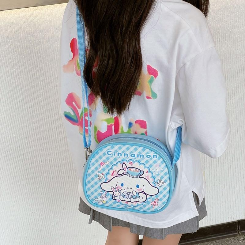 Trendy Lightweight Kids Crossbody Shoulder Bag Fashionable Cute Cartoon Backpack For Girls
