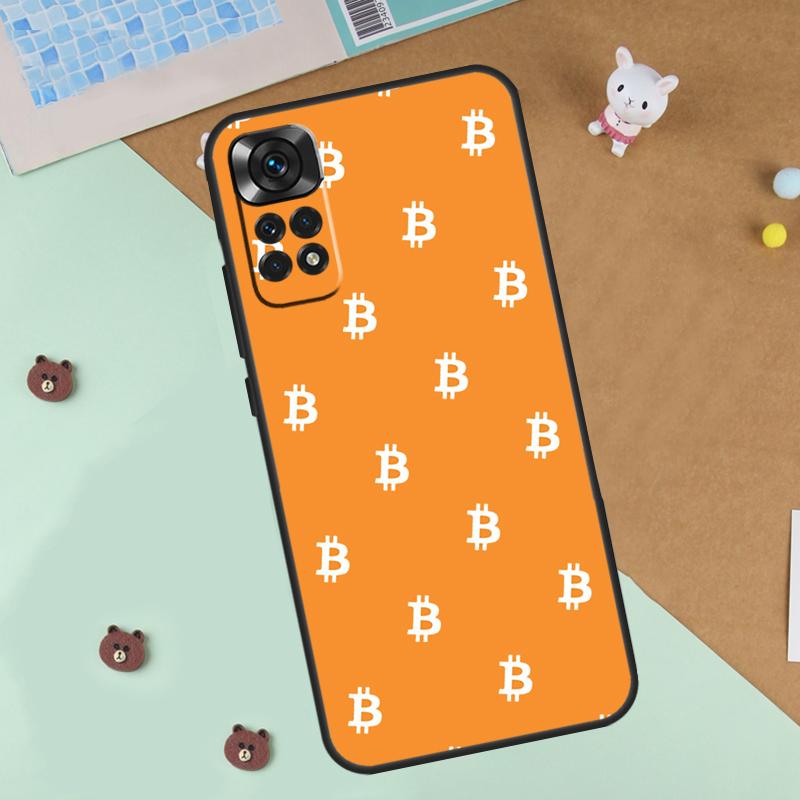 Bitcoin Case For Xiaomi Redmi 14C 10C 12C 13C Cover For Redmi Note 14 Pro 13 9 10 11 12 10S 11S 12S
